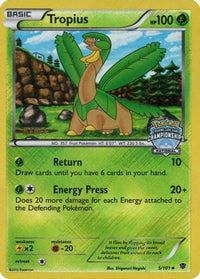 Tropius (National Championships) [Staff] (5/101) - League & Championship Cards Reverse Holofoil