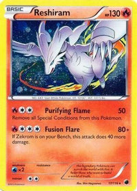Reshiram (Cosmos Holo) (17/116) - Miscellaneous Cards & Products Holofoil