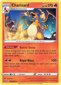 Charizard (Cracked Ice Holo) (25/185)  - Deck Exclusives Holofoil