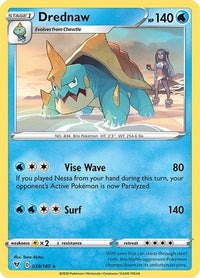 Drednaw (Cracked Ice Holo) (39/185)  - Deck Exclusives Holofoil