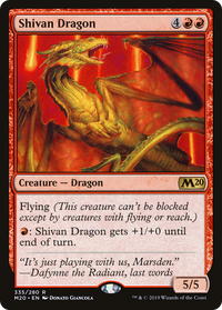 Shivan Dragon [Core Set 2020]