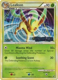 Leafeon (Prerelease) [Staff] (17/90)  - Nintendo Promos Holofoil