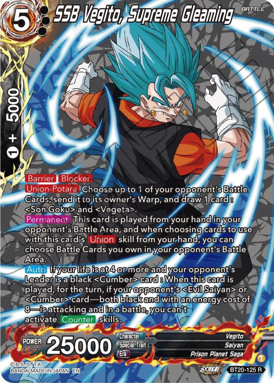 SSB Vegito, Supreme Gleaming (Silver Foil) (BT20-125) [Power Absorbed] - POKÉ JEUX