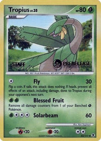 Tropius (Prerelease) [Staff] (52/111) - Nintendo Promos