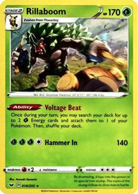 Rillaboom (014/202) (Cosmos Holo) [Épée et bouclier : ensemble de base] 