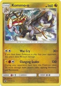 Kommo-o (Cracked Ice Holo) (77/111)  - Deck Exclusives Holofoil