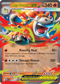 Mega Camerupt ex (22/132) - Prize Pack Series Cards Holofoil