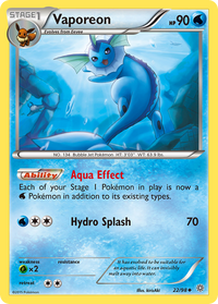Vaporeon (Cosmos Holo) (22/131) - Miscellaneous Cards & Products Holofoil
