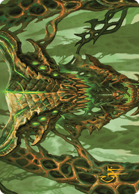 Colossal Dreadmask Art Card (Gold-Stamped Signature) [Modern Horizons 3 Art Series] - POKÉ JEUX