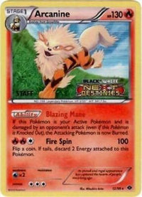Arcanine (12/99) (Promo d'Avant-première du Personnel) [Noir et Blanc : Promos Black Star] 