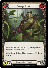 Savage Feast (Yellow) [U-WTR015] (Welcome to Rathe Unlimited) Unlimited Rainbow Foil - POKÉ JEUX