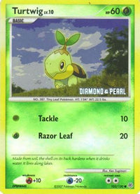 Turtwig (103/130) [Promotions Burger King : Collection 2008] 