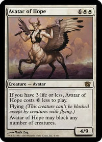 Avatar of Hope (8th Edition) (OVER-004) - Oversize Cards