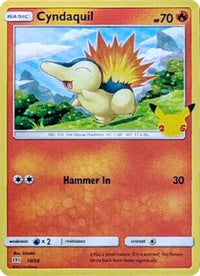 Cyndaquil (10/25) - McDonalds 25th Anniversary Promos
