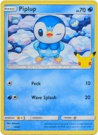 Piplup (20/25)  - McDonalds 25th Anniversary Promos