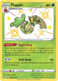 Flapple (SV013/122)  - Shining Fates Shiny Vault Holofoil