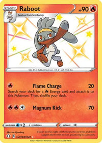 Raboot (SV016/122)  - Shining Fates Shiny Vault Holofoil