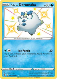 Galarian Darumaka (SV023/122)  - Shining Fates Shiny Vault Holofoil