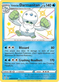 Darmanitan de Galar (SV024/SV122) [Épée et Bouclier : Shining Fates] 