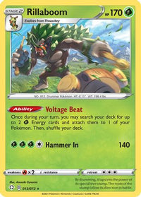 Rillaboom (13/72)  - Shining Fates Holofoil