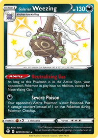 Galarian Weezing (SV077/122)  - Shining Fates Shiny Vault Holofoil