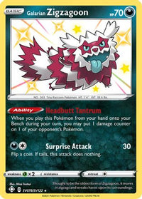 Galarian Zigzagoon (SV078/122)  - Shining Fates Shiny Vault Holofoil