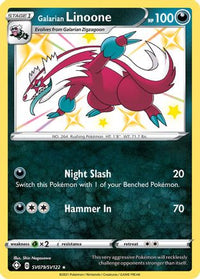 Galarian Linoone (SV079/122)  - Shining Fates Shiny Vault Holofoil