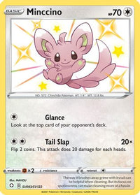 Minccino (SV093/SV122) - Shining Fates Shiny Vault Holofoil
