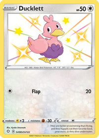 Ducklett (SV095/SV122) - Shining Fates Shiny Vault Holofoil