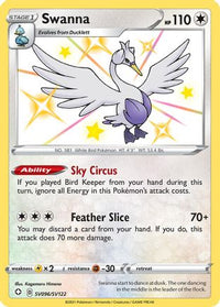 Swanna (SV096/SV122) - Shining Fates Shiny Vault Holofoil