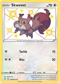Skwovet (SV099/122)  - Shining Fates Shiny Vault Holofoil