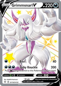 Grimmsnarl V (SV116/SV122) [Épée et Bouclier : Destinées Brillantes] 