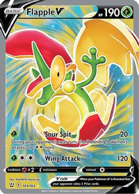 Flapple V (Full Art) (143/163)  - SWSH05 Battle Styles Holofoil