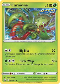 Carnivine (009/163) [Épée et bouclier : styles de combat] 