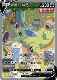 Tyranitar V (Alternate Full Art) (155/163) - SWSH05 Battle Styles Holofoil