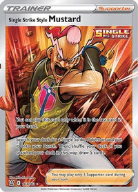 Single Strike Style Mustard (Full Art) (163/163)  - SWSH05 Battle Styles Holofoil