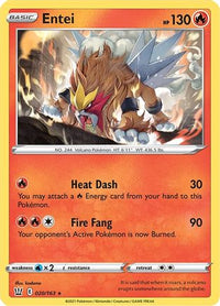 Entei (20/163) - SWSH05 Battle Styles Holofoil