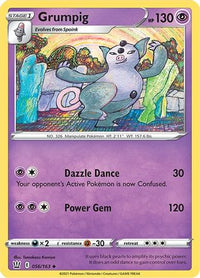 Grumpig (056/163) [Épée et bouclier : styles de combat] 