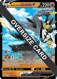 Rapid Strike Urshifu V (SWSH107) (carte Jumbo) [Épée et Bouclier : Black Star Promos] 