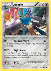 Lucario (Cosmos Holo) (63/124) - Miscellaneous Cards & Products Holofoil