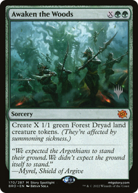 Awaken the Woods (Pack promotionnel) [Promos de guerre des frères] 