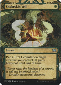 Snakeskin Veil (Foil Etched) [Strixhaven: School of Mages Mystical Archive]