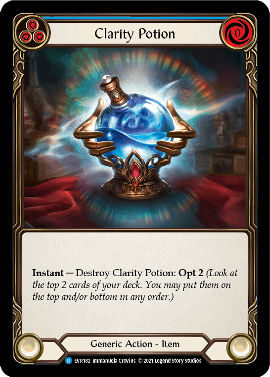 Clarity Potion [EVR182] (Everfest) 1st Edition Cold Foil - POKÉ JEUX