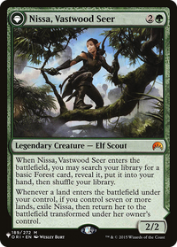 Nissa, voyante de Vastwood // Nissa, sage animiste [Secret Lair: From Cute to Brute] 