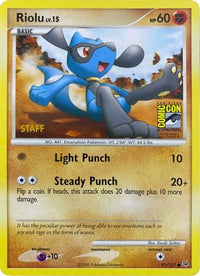 Riolu (91/127) (SDCC 2009) (Staff) [Platine : Ensemble de base] 