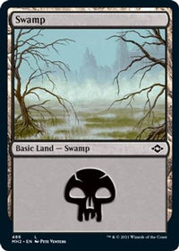 Swamp (486) (Foil Etched) (MH2-486) - Modern Horizons 2 Foil
