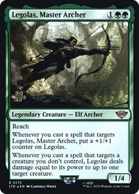 Legolas, Master Archer [The Lord of the Rings: Tales of Middle-Earth Prerelease Promos]