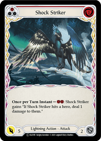 Shock Striker (Red) [U-ELE195] (Tales of Aria Unlimited) Unlimited Rainbow Foil - POKÉ JEUX