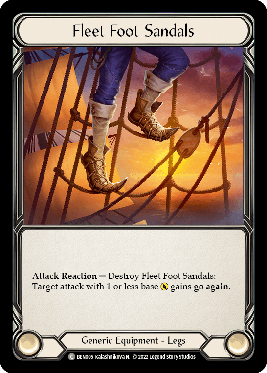 Fleet Foot Sandals [BEN006] (Outsiders Benji Blitz Deck) - POKÉ JEUX