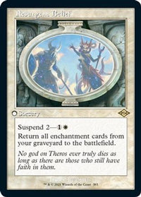 Resurgent Belief (Retro Frame) (Foil Etched) (MH2-385) - Modern Horizons 2 Foil
